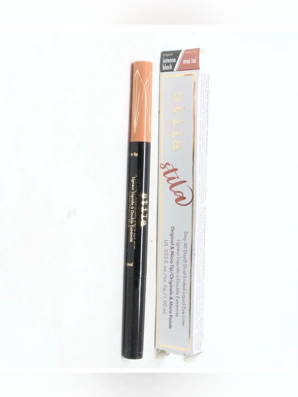 Stila Stay All Day Dual-Ended Liquid Eye Liner- shade 